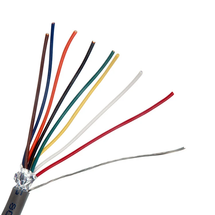 Top selling low price 300/500V 2 Cores 1.5mm2 KVVRP Multi core Flexible Shielding Control cable