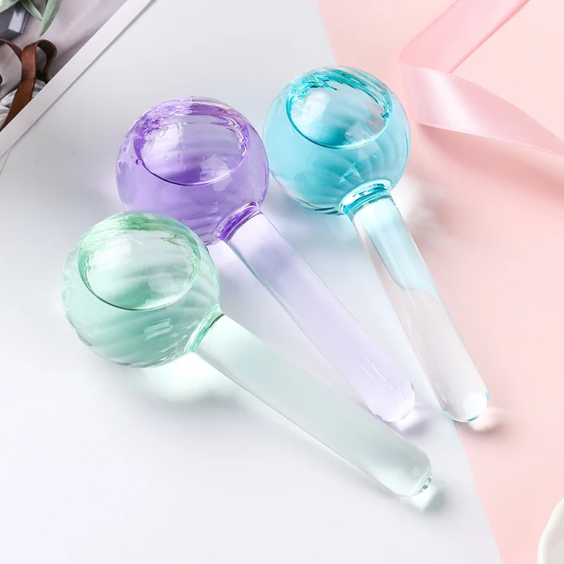 Custom Logo Improves Serum Absorption Skin Cooling Ice Roller Mold Silicone Ball Cube