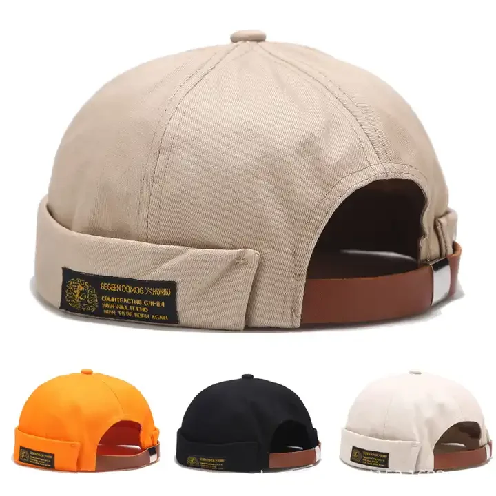 High Quality Custom Embroidery Logo Bucket Hat with custom Logo Melon Skin Baseball Hat