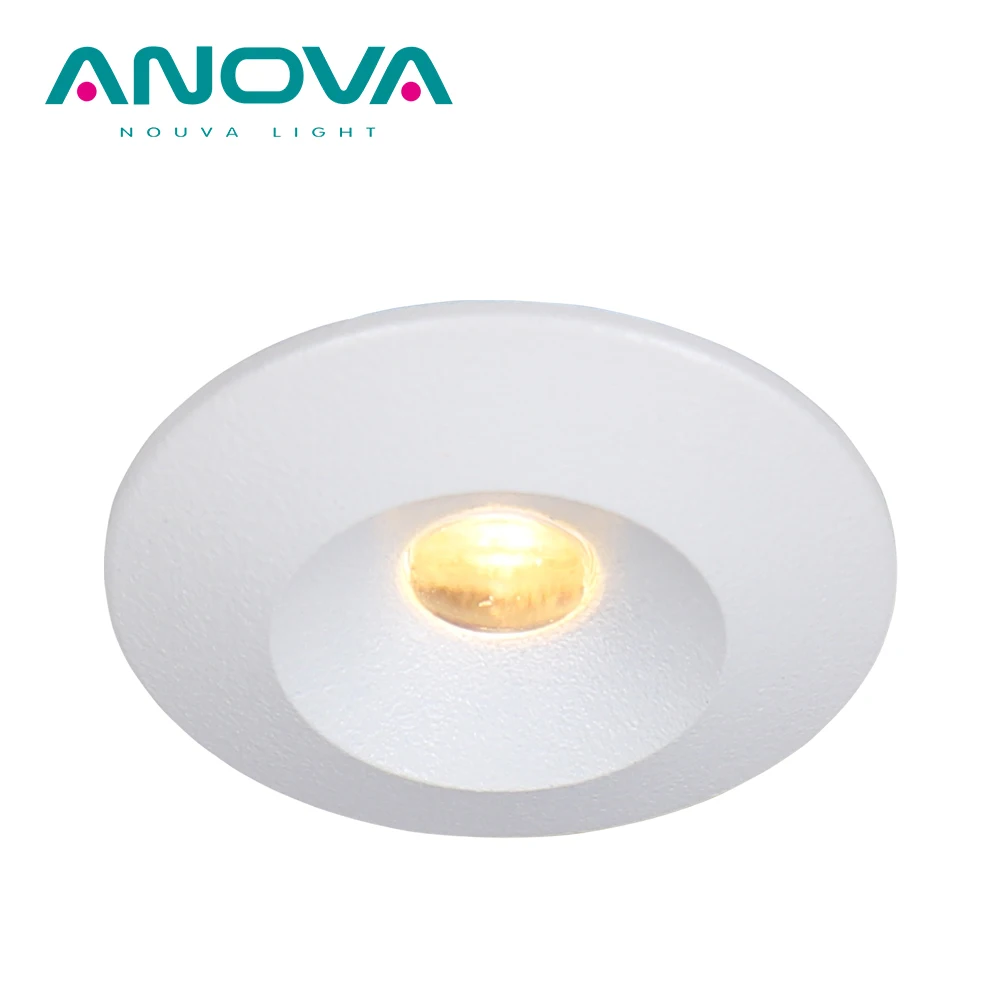 Indoor/outdoor 1w IP65 waterproof small spot led downlight soffit eaves mini led spotlight