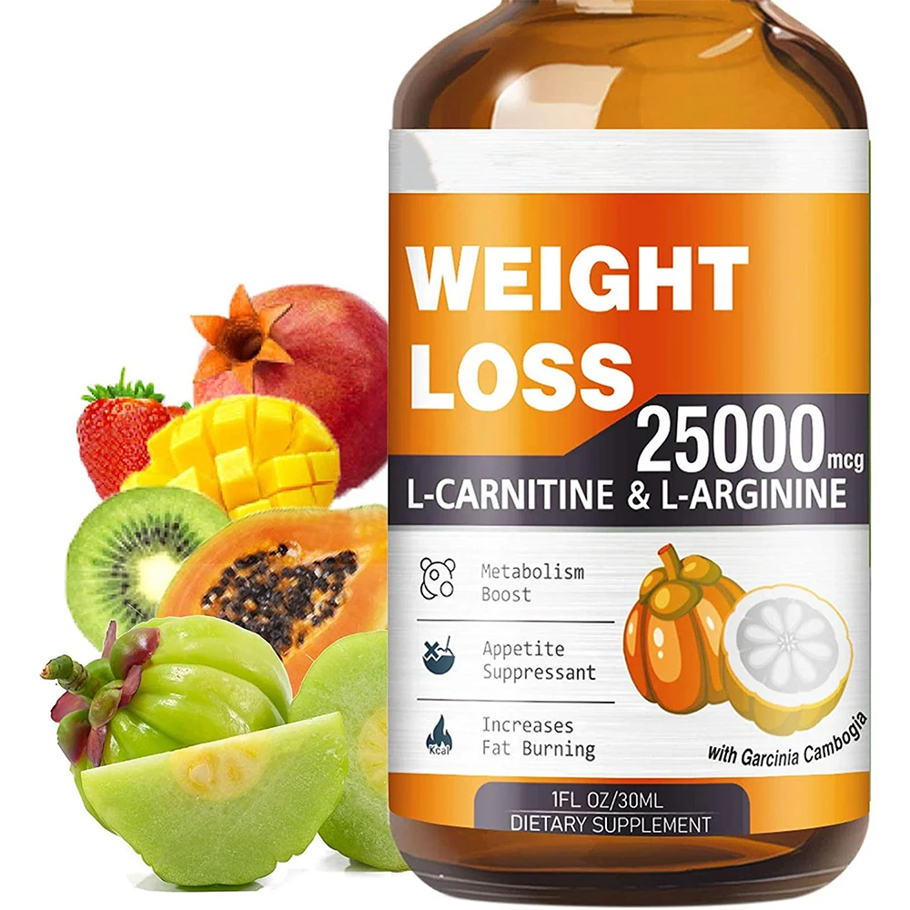 Private Label L-carnitine L-Arginine Garcinia Cambogia Liquid Drops Natural Herbal Diet Liquid Supplement