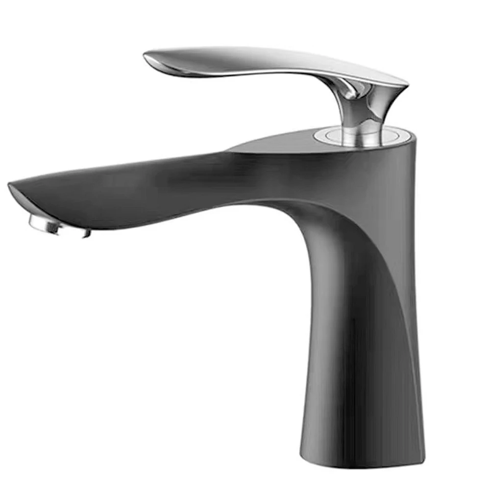 Luxury zinc alloy  basin faucet single handle mixing faucet hot and cold water bathroom sink faucet
