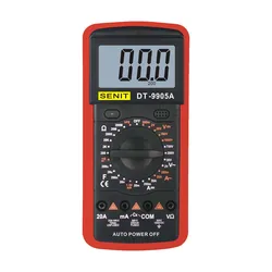Professional DT9905A Multimetro AC DC Ammeter Voltage Ohmmeter Continuity Diode Transistor Tester Digital Handheld Multimeter