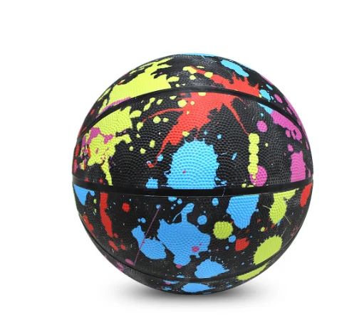 Wholesale cheap Custom Logo Printed Rubber Basketball Ball Size 7 PU Basketball