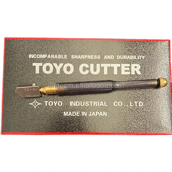 High performance  3-12mm cutting thickness manual toyo tc90 glass cutter