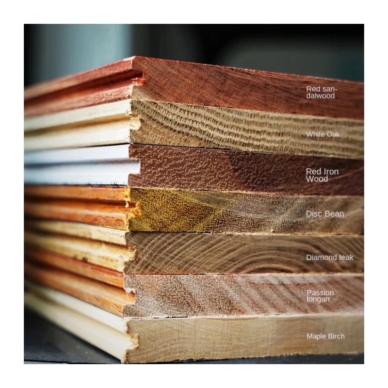 TeakTeak wood flooring  round beans pure solid wood flooring Indoor bedroom made natural wood and longan