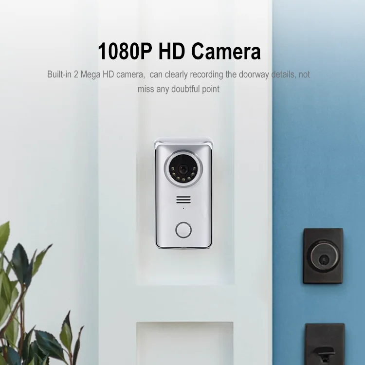 Asia, Europe, middle-east home security wide used high-end four wire video intercom system 1080P AHD camera night version  hot