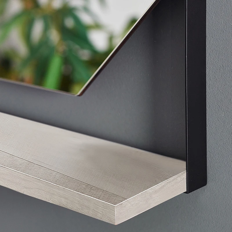 Dressing Mirror Shelf Storage Box with Mirror Bathroom Mirrors with Shelves