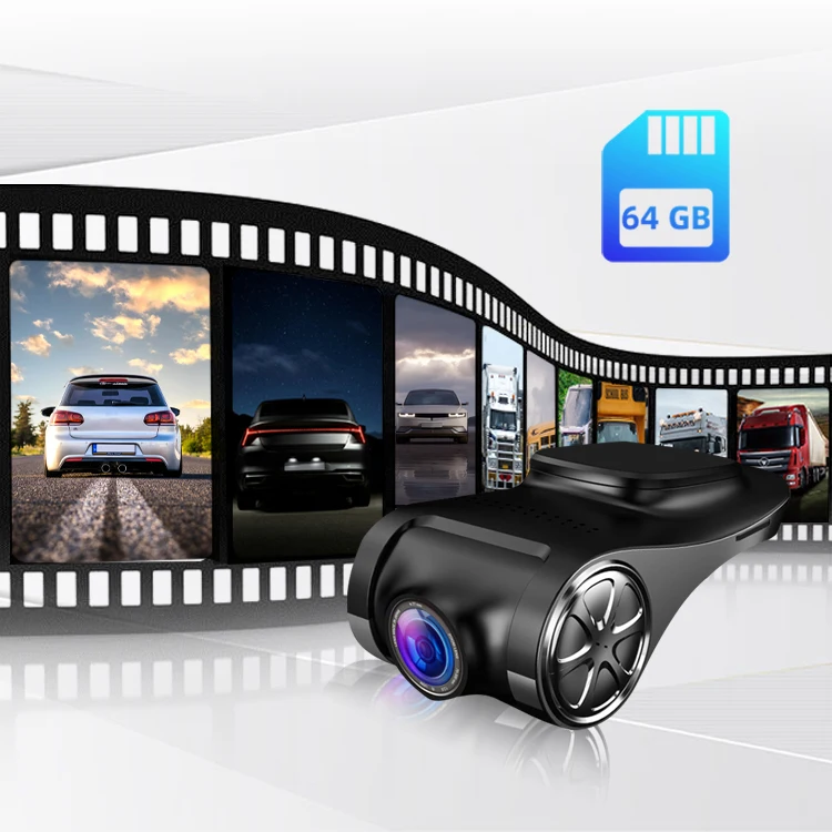 Vehicle Camera Universal WIFI 1080P ADAS AI Dash Cam Mounting Brackets WDR Functions USB Android Car Black Box