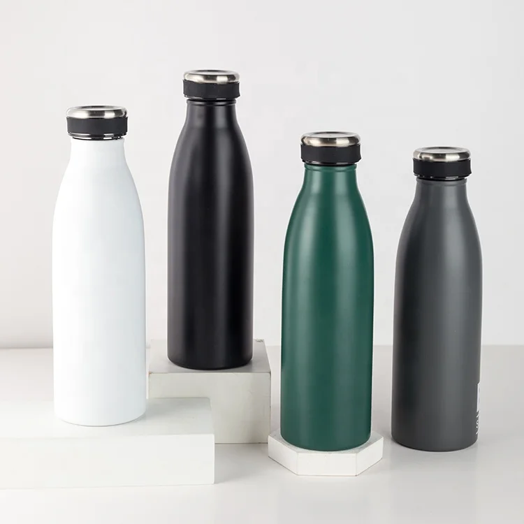 Eco-Friendly Customized Logo Sublimation Drinking BPA Free Single Wall Stainless Steel Water Bottle 500ml 750ml 1000ml