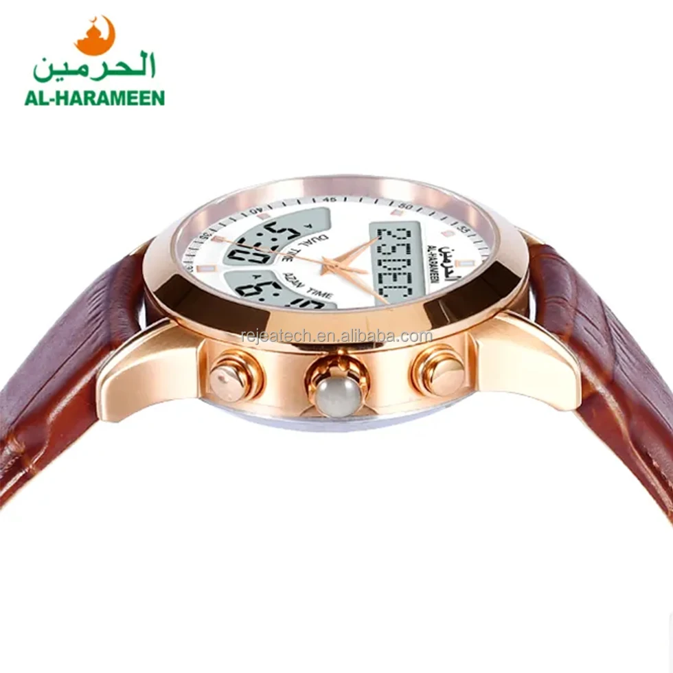 Новый стиль HA-6102 AL-HARAMEEN мусульманские молитвенные часы время молитвы