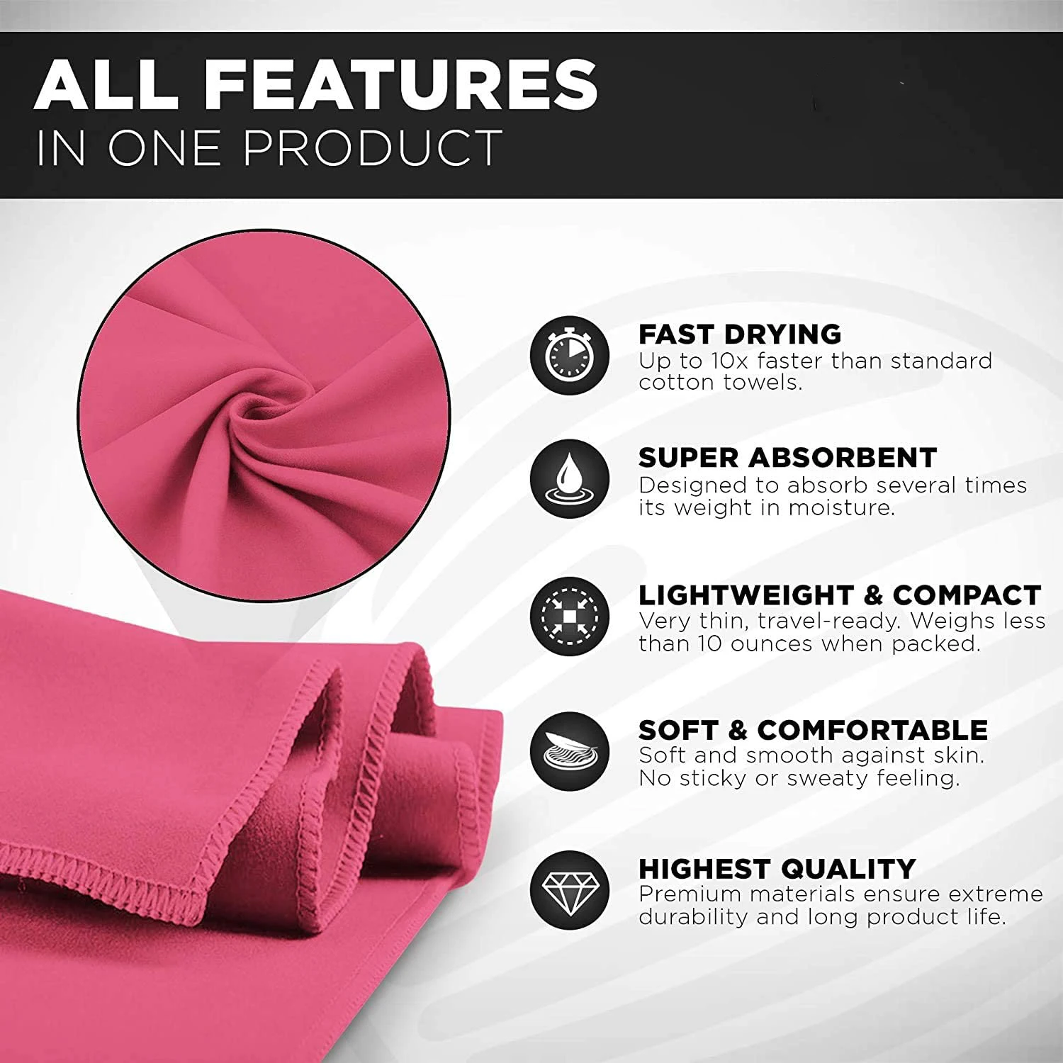 Microfiber outdoors sport gym towels suede beach towel fitness sport sweat towels