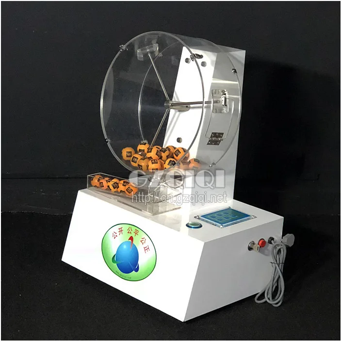 
High quality mechanical mixing draw ball lottery machine 