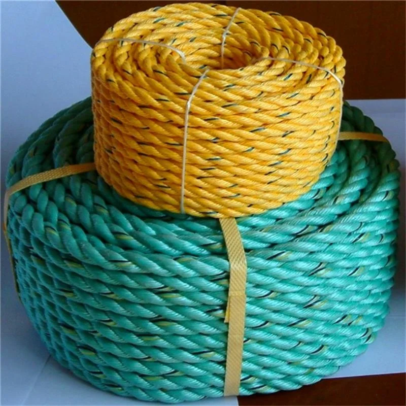 Hot sale PP Polypropylene 4 strand  Rope PP Danline  Rope