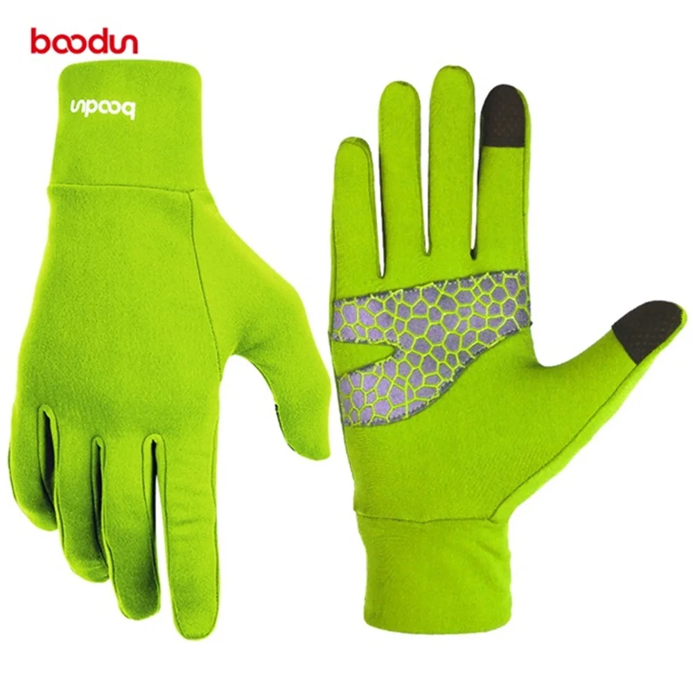BD1054  Winter Unisex Full Finger Non-slip Wear-resistant Durable Touch Screen Keep Warm Outdoor Running Gloves