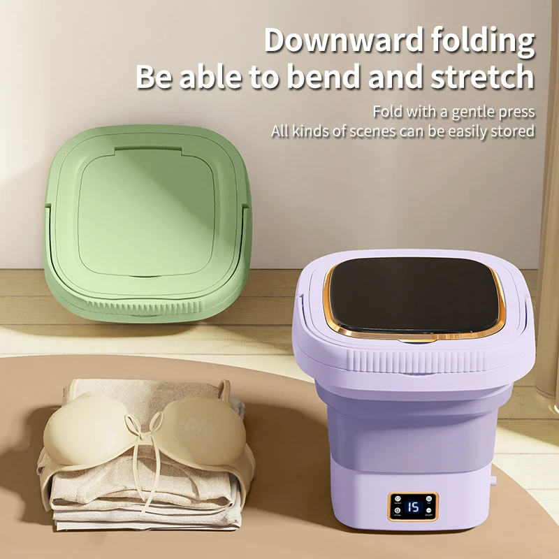 Top Selling Electric Portable Folding Baby Clothes Underwear Automatic Mini Washing Machine And Dryer