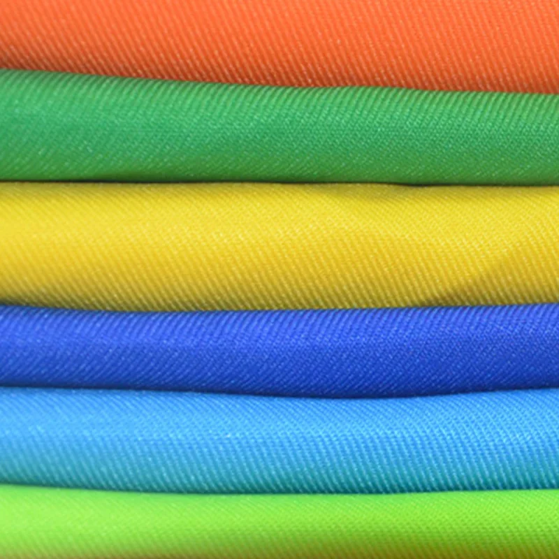 Polyester twill fiber hotel workwear tablecloth performance suit apron fabric