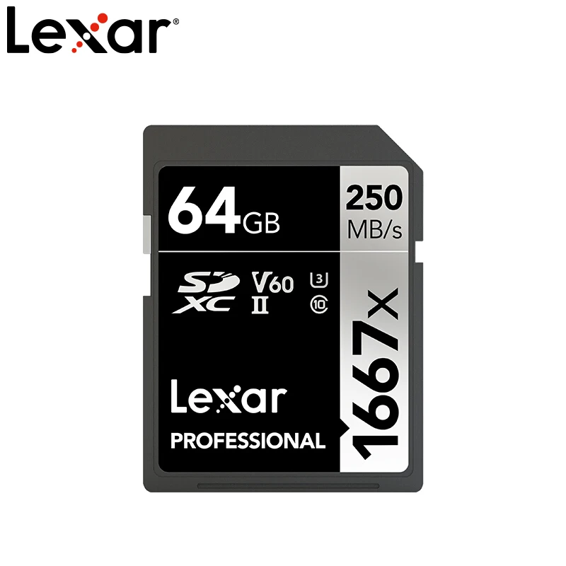 64 Гб/128 г/256 ГБ Высокое speedsdmemory CardU3 V60Memory карты read250MB/s Write120MB/s 1667X