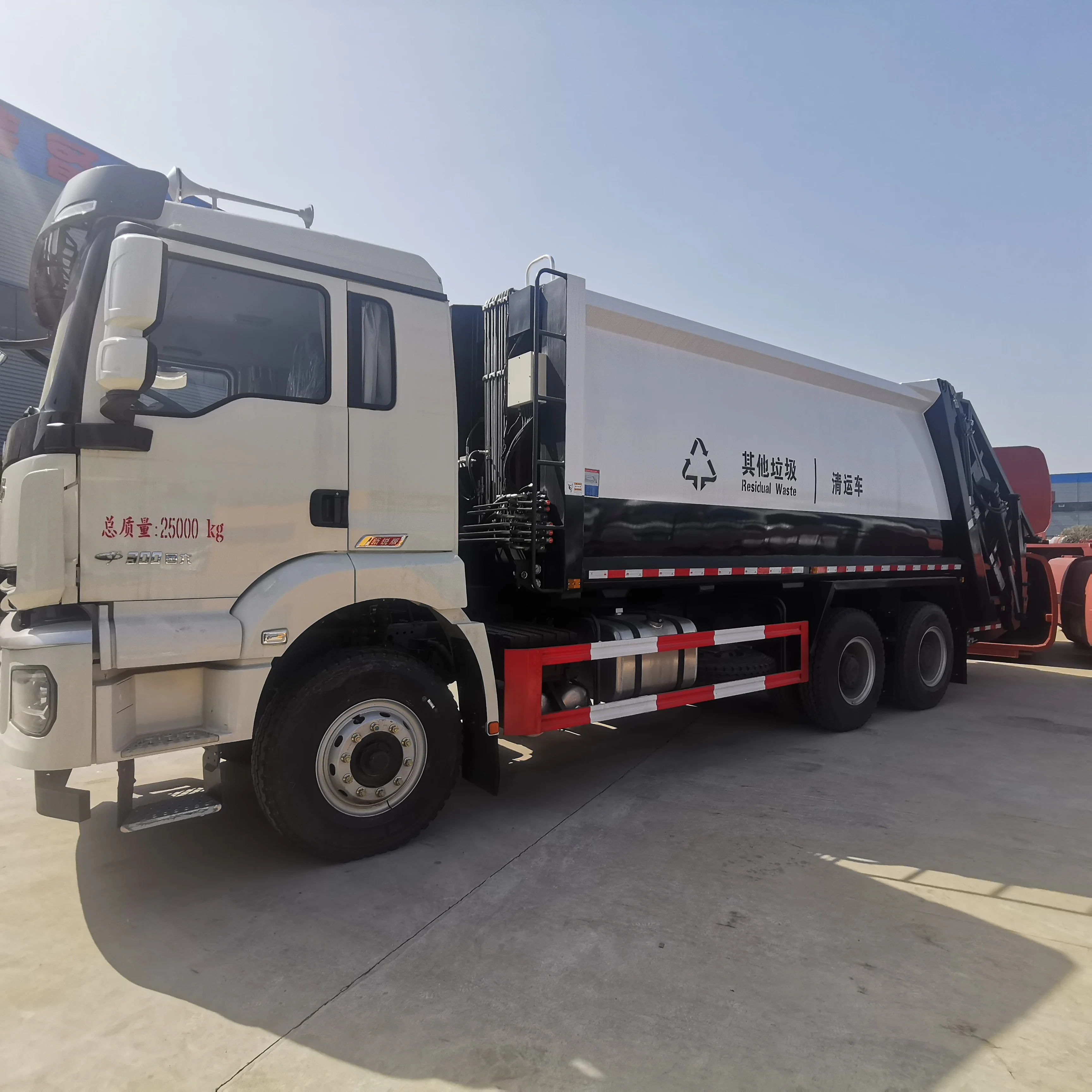 Китай Shacman Sinotruck экологически чистый Новый мусорный коллектор грузовик компрессор на рынок
