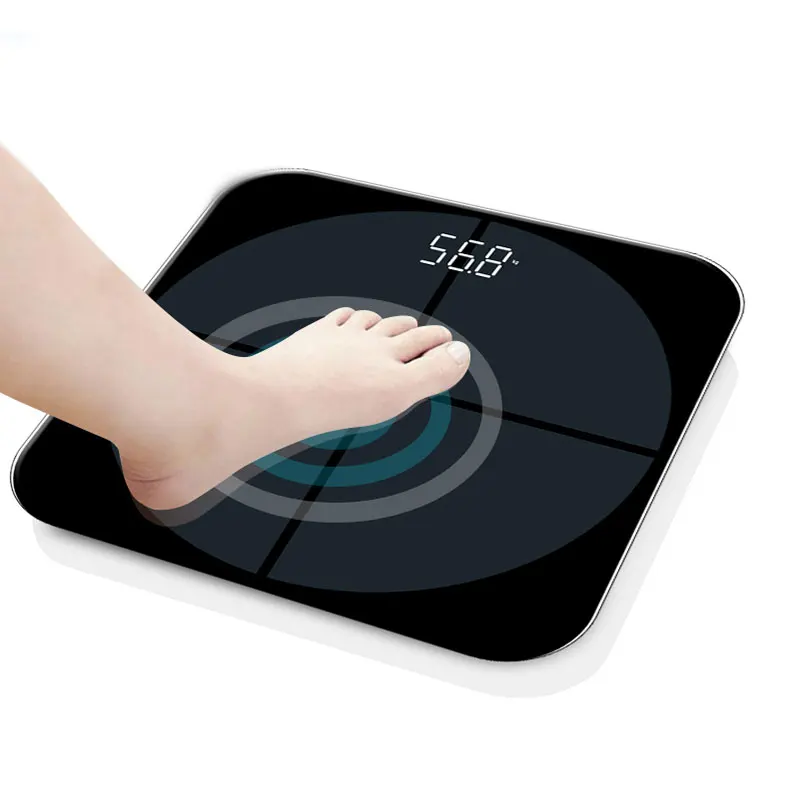Custom Ito Coated Glass Wireless Luxury Smart Scales With App For Body Weight Fat Calories Digital Measuring