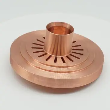 Precision Customized Purple Copper Liquid Radiator Aerospace machining service