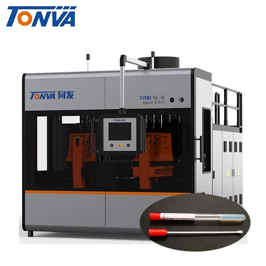 PP test tube buret saving energy automatic tonva extrusion blow molding machine