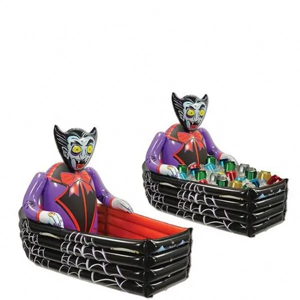 Creative converting halloween skeleton in coffin inflatable cooler vampire coffin pictures