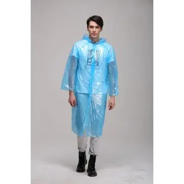PE Disposable High Quality Raincoat With Sleeve Making Machine