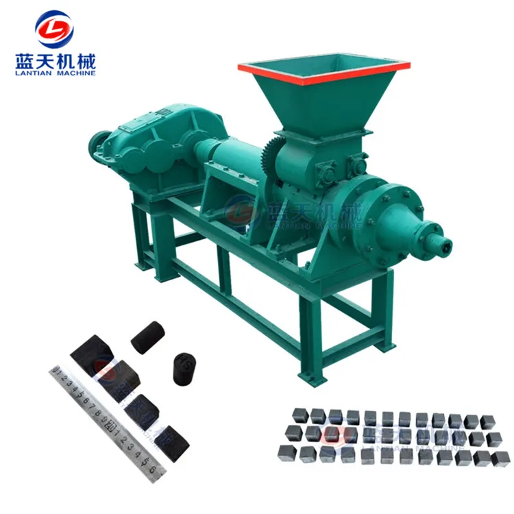 Cylindrical Shisha Charcoal Coal Dust Briquette Extrude Machine