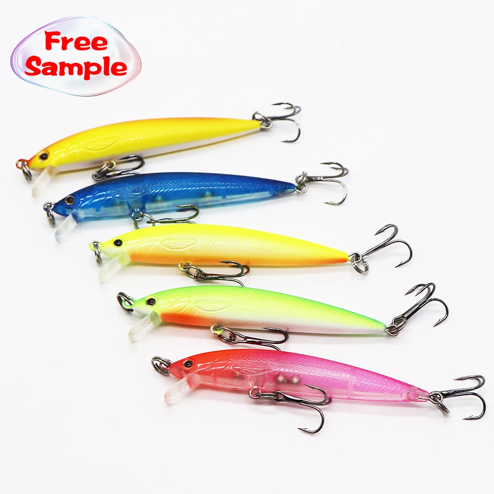 Бесплатные образцы от производителя, рыболовные снасти Topwater, Тонущая приманка в виде гольяна, рыболовные приманки