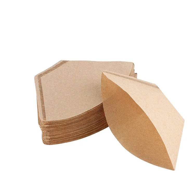 Coffee filter paper for home office food grade cone-shaped pour over coffee maker coffee filter paper