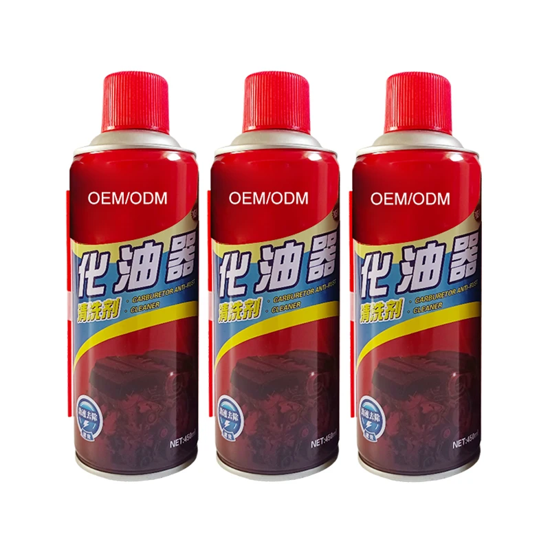 Manufacturer 450ml car care product carburetor cleaning choke carb cleaner