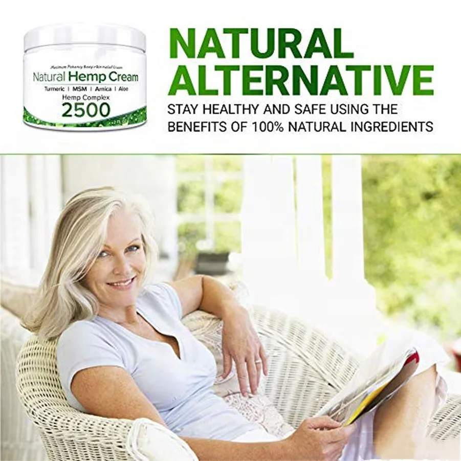 
Relieve Muscle Joint Arthritis Pain Effective Relief CBD Hemp Cream Factory price Manufacturer Supplier 