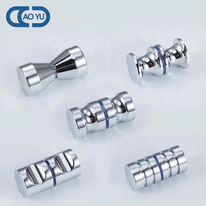 Commonly Used Door Knobs Small Glass Door Handle Stainless Steel 304 Round Door Knobs