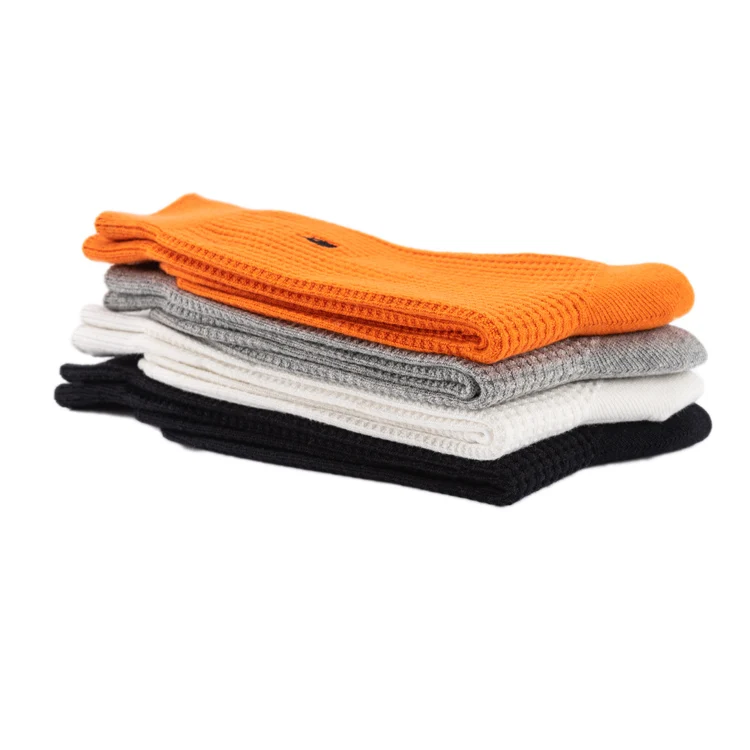 cotton and hemp custom no logo golf designer socks with embroidery logo for adults