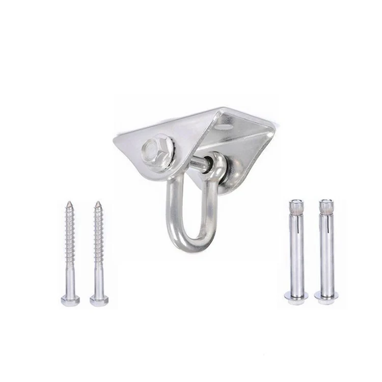 304 Stainless Steel Heavy Ultra Durable Duty Rotate Swing Ceiling Hook for Punching Bag Holder Yoga Hammock
