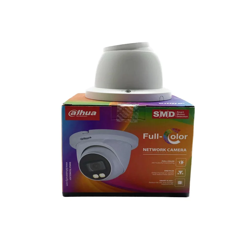 Original DAHUA IPC-HDW2249TM-S-IL 2MP Smart Dual Light Fixed-focal Eyeball WizSense Network Camera DAHUA Camera