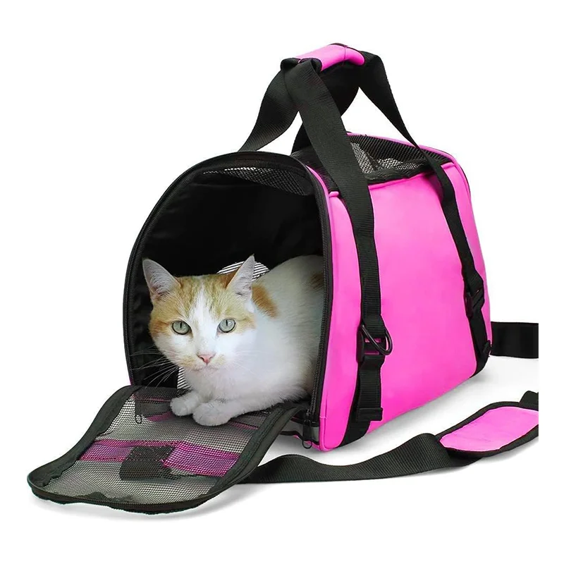 Large volume fashion custom breathable pet cat quilted winter dog carrier  pet bag