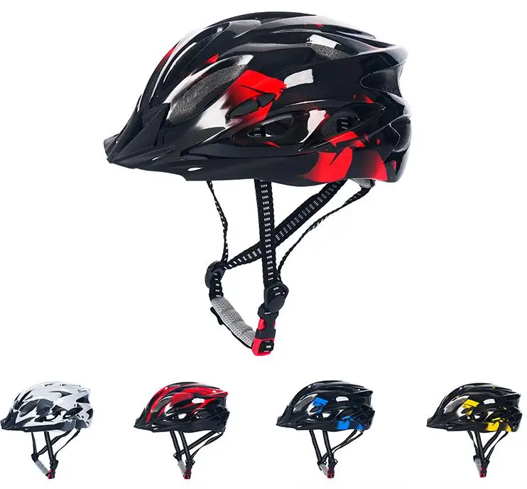Adults in-mold mountain bike helmet with camera for sporting cpsc mtb helmet