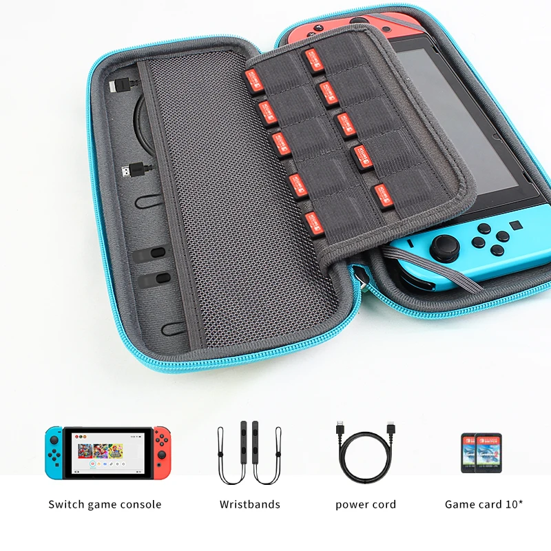 New Style Switch Storage Eva Case for switch cases Green Pink animal and crossing