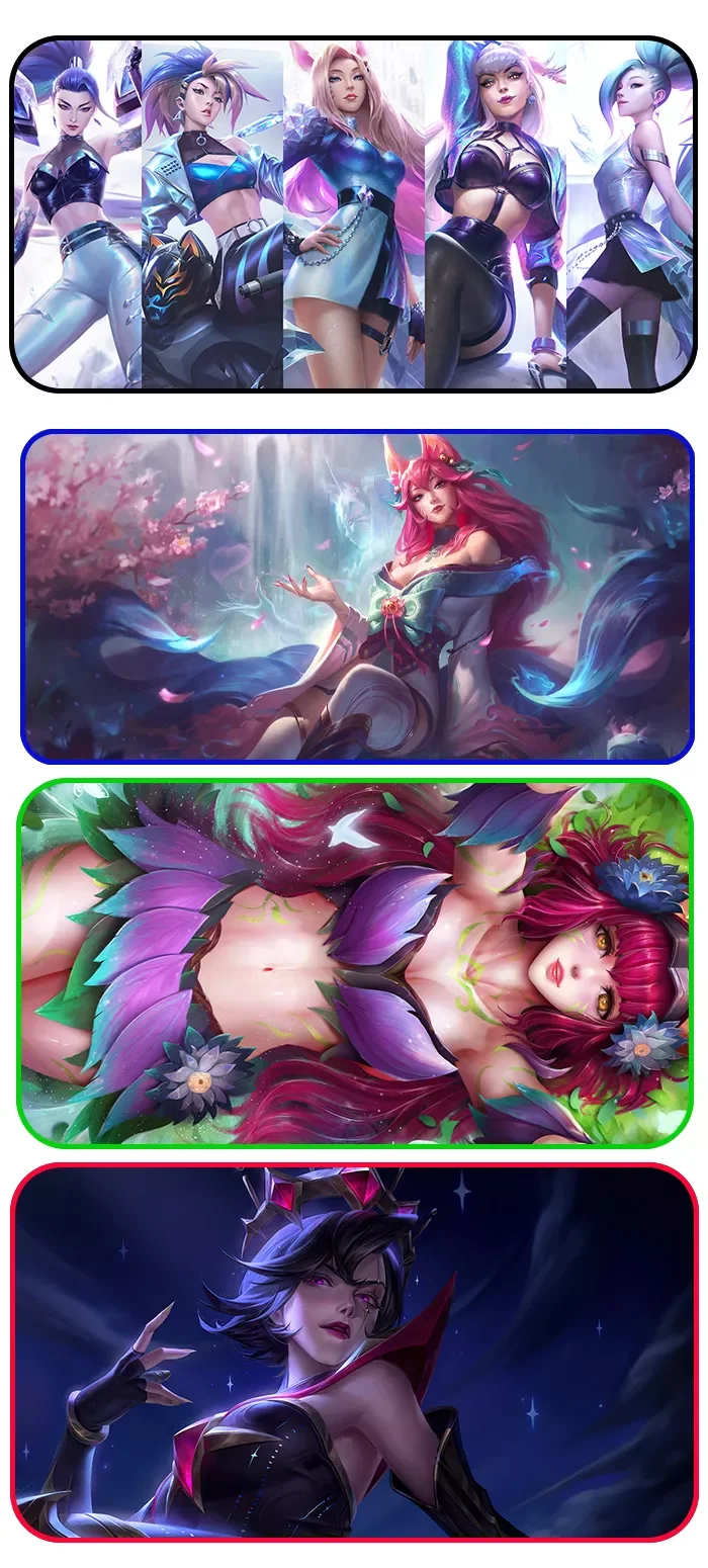 Large sexy girl Gaming Mat Sublimation  mouse pad  custom logo