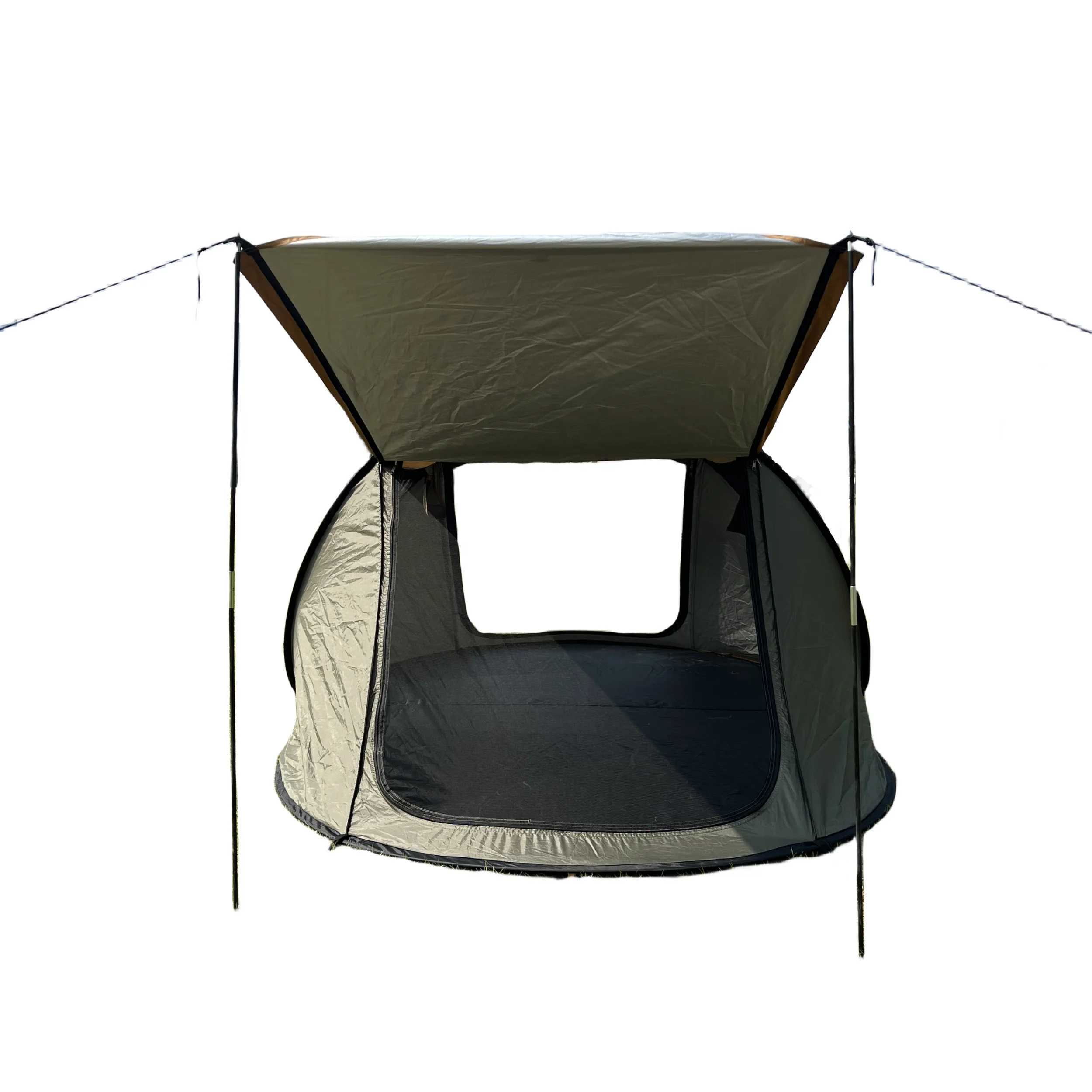 Custom Portable Folding Lightweight Family Tent Quick Opening Pop-up Fully Automatic Outdoor Camping 2-3 People Large