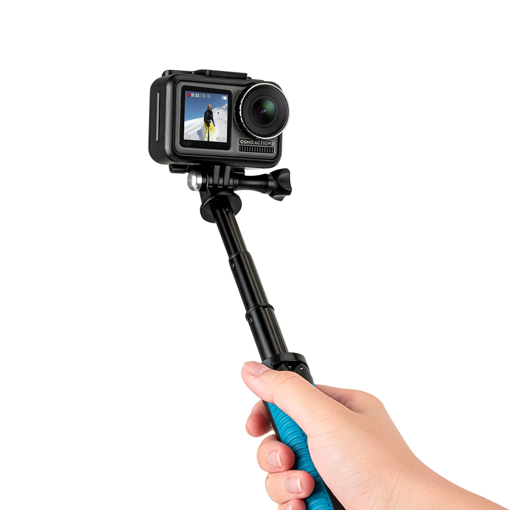 Mini Tripod Selfie Stick for Camera Handle Grip Tripod Selfie Stick for Go Pro Hero8/7/6/5 DJI Osmo Action Cameras