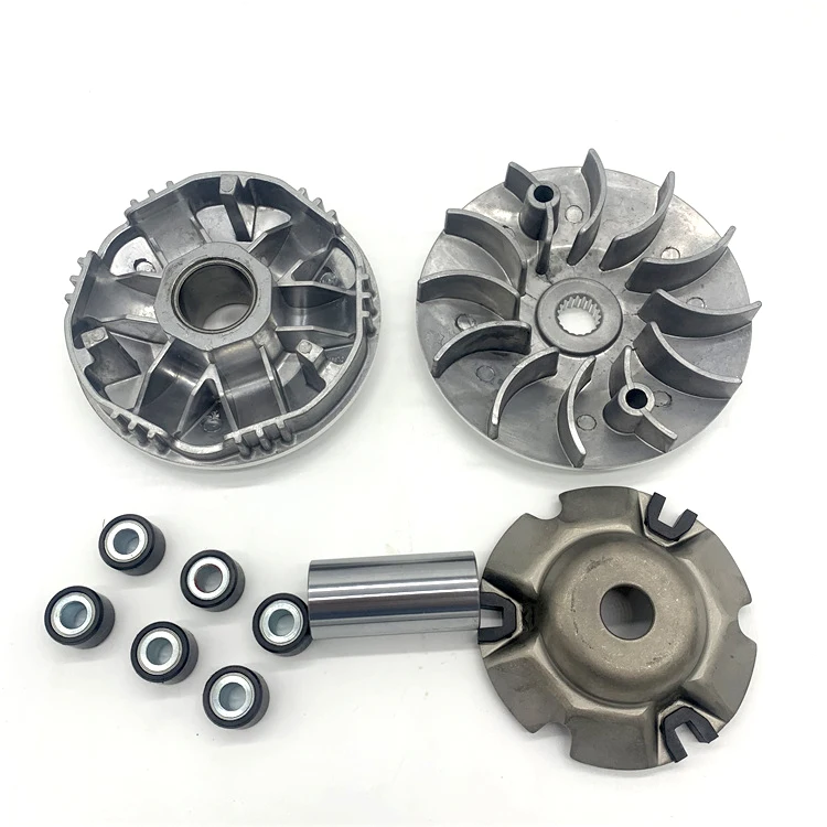 New Gy6 125 150 Cc Jet Parts Of Motorcycles Variator Set With Roller Weights Drive Pulley For Scooter (1600591762532)