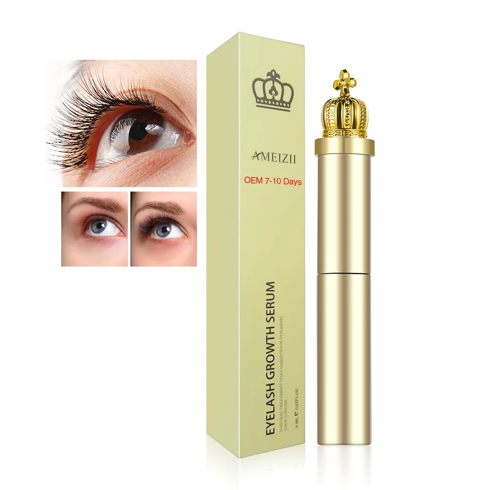 Custom Logo Natural Eyelash Growth Liquid Eyelashes Nourishing Enhancer Serum Eye Lashes Care Wimpernserum Extensions Essence