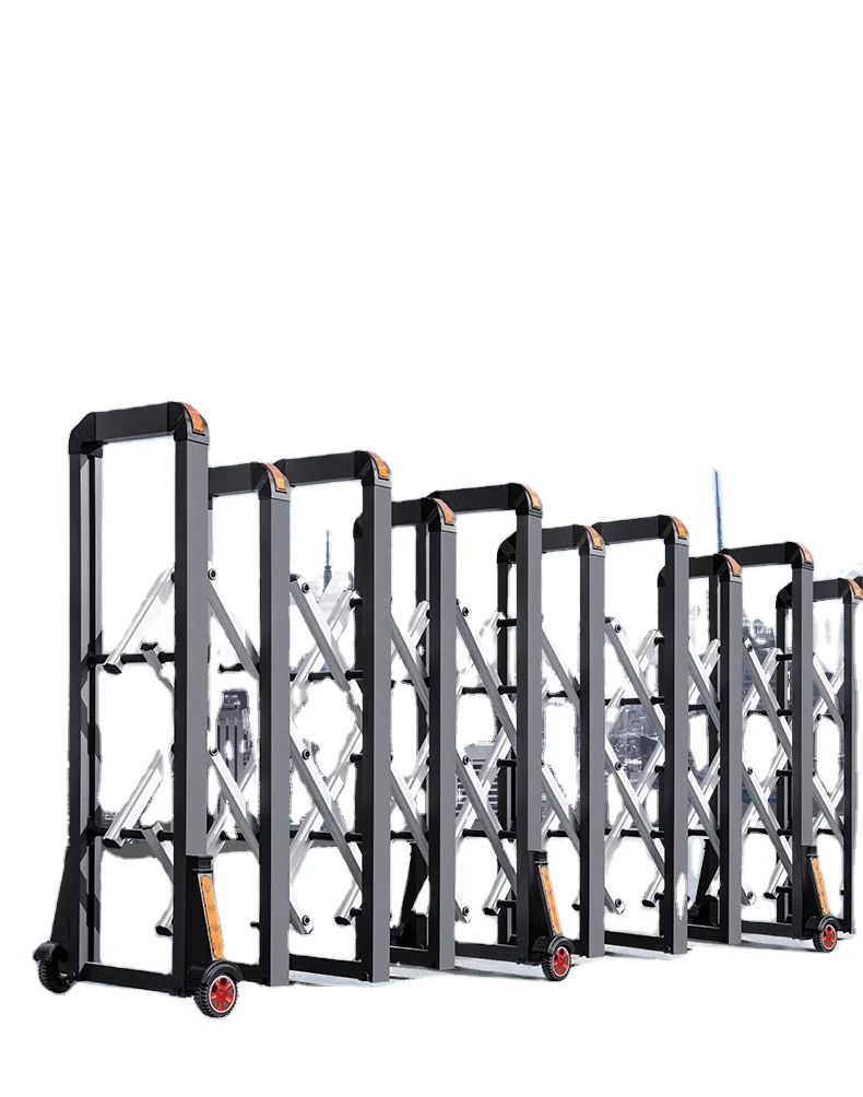 Aluminum road accordion barrier safety gate QG-Z1701