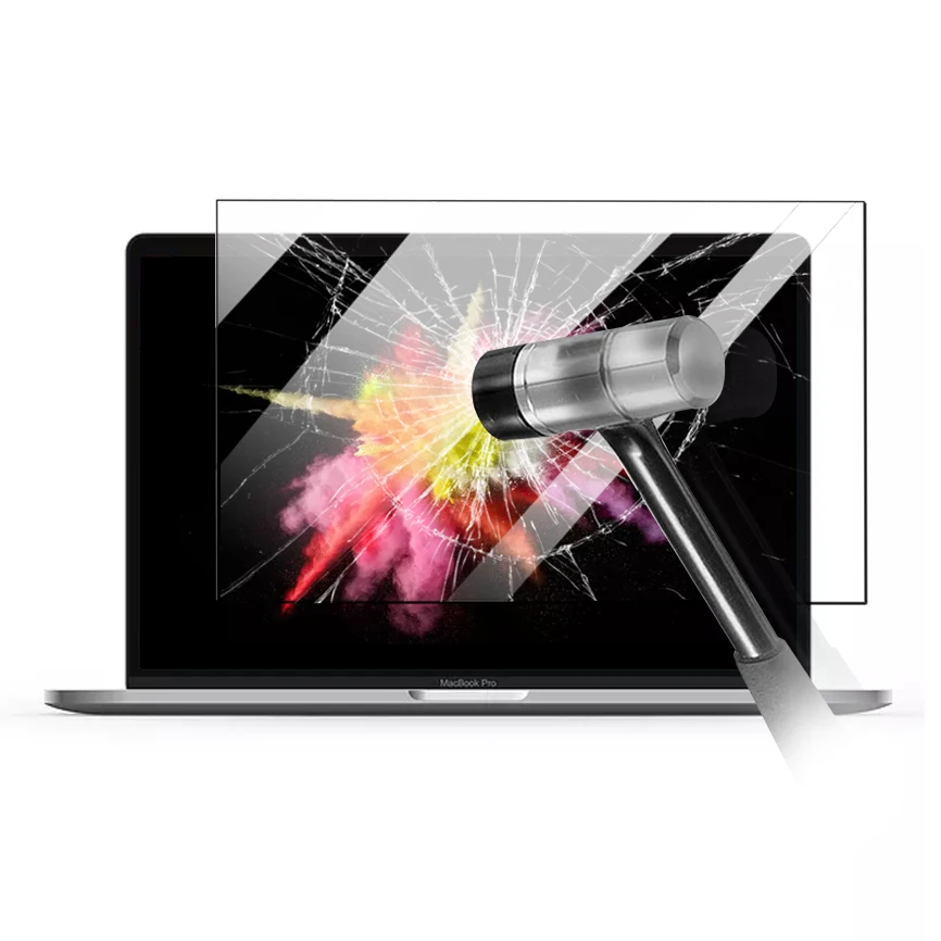 9H Hardness Ultra-thin Scratch Proof Clear Laptop Tempered Glass Screen Protector for MacBook Pro 12 13.3 14 15 16 17 inch