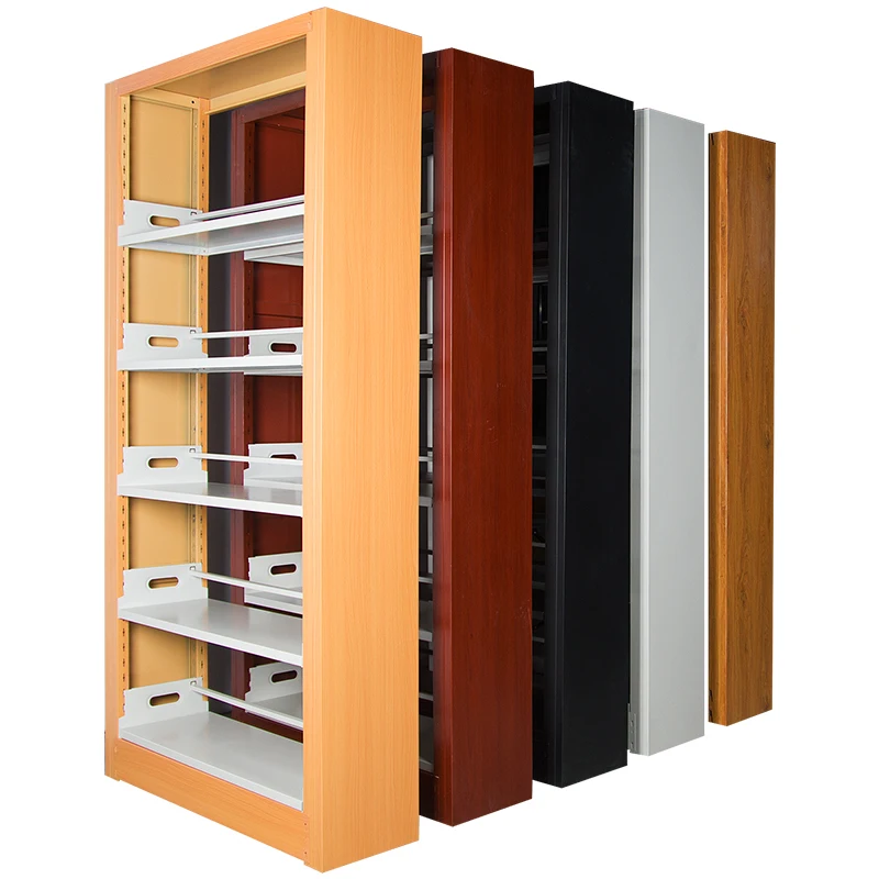 Wholesale metal bookshelf library bookcases Multi-layer Steel book shelf Cupboard For Sale