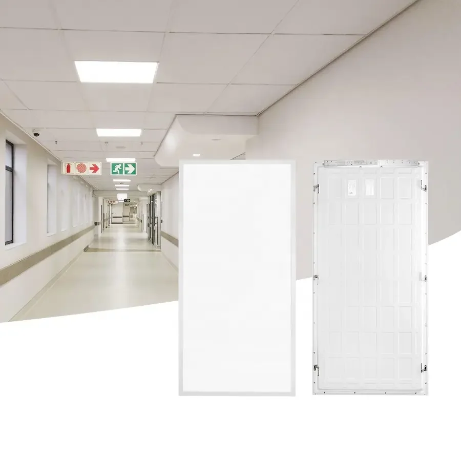 2x4 светодиодные световые панели 125lm/w с подсветкой потолочные тонкие утопленные квадратные коммерческие DLC5.1 18W/24W офисные современные ETL