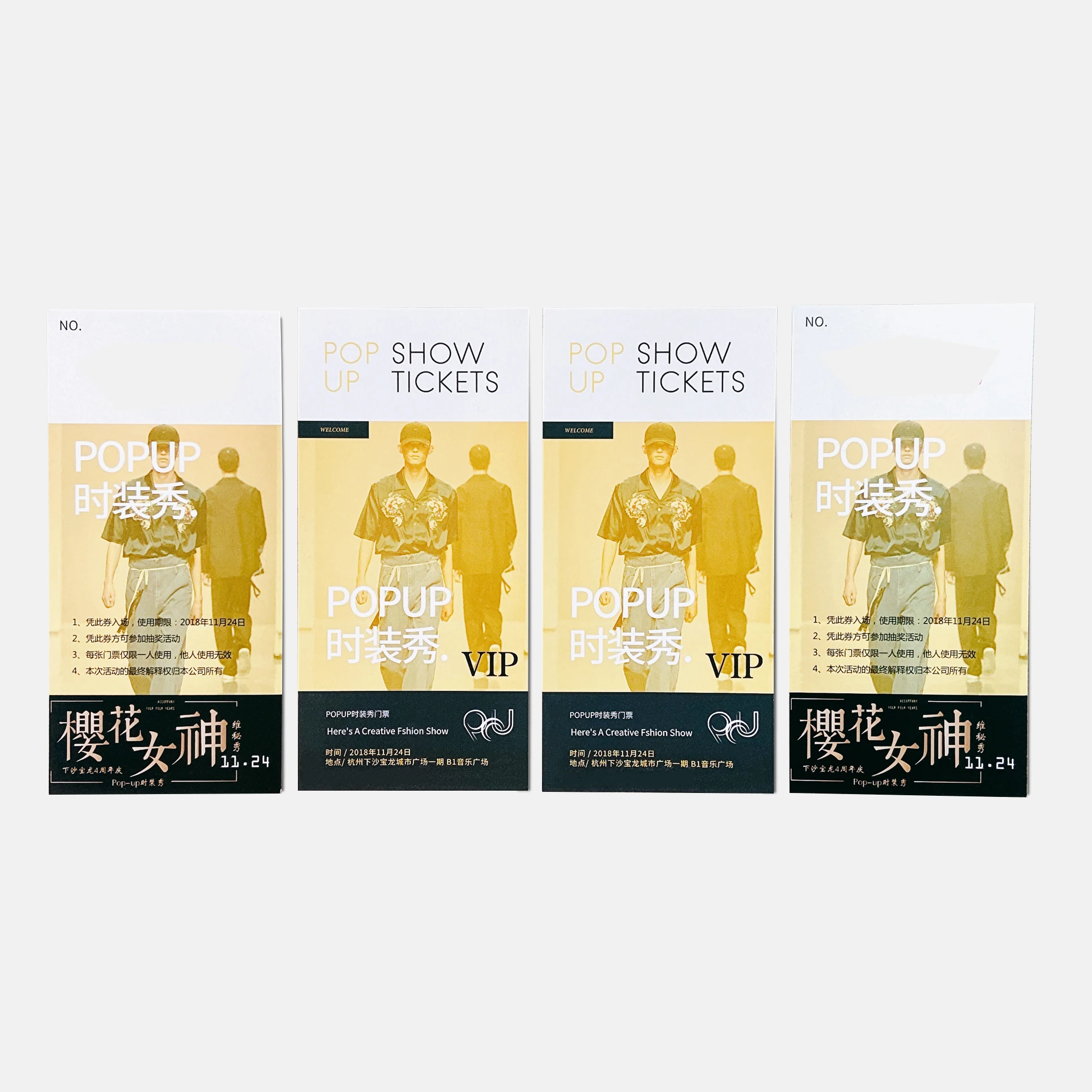 
hot sell custom size tickets fly tickets activity tickets bike stickers 